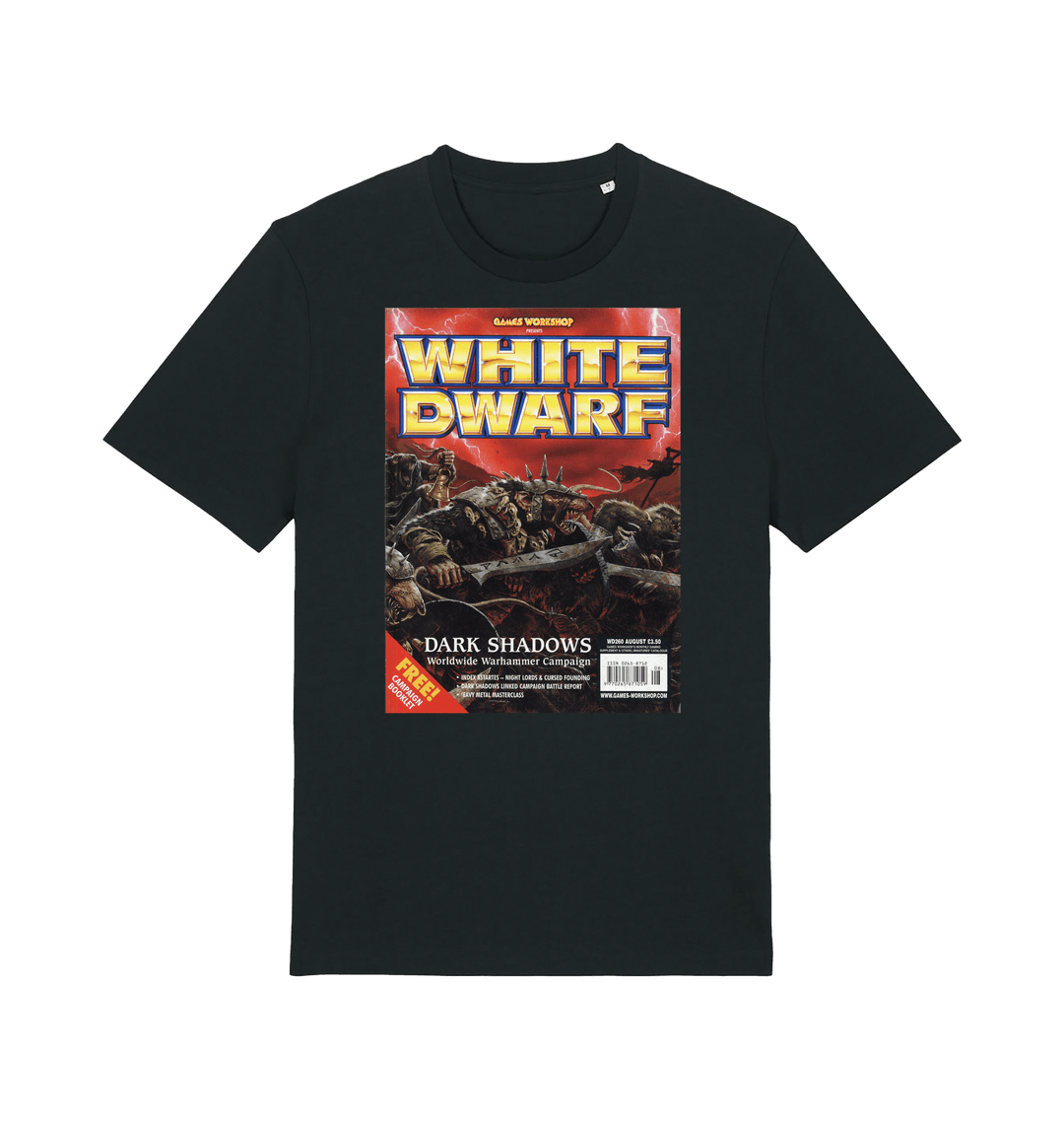 Black Printed T-shirt Front